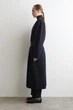 Пальто жіноче COS double-faced wool shawl-collar coat 1304521001 M Синій коричневий - зображення 3