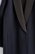 Пальто жіноче COS double-faced wool shawl-collar coat 1304521001 M Синій коричневий - зображення 7