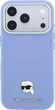 Etui do smartfona Apple iPhone 18 Pro/iPhone 17 Pro Karl Lagerfeld Grained Karl Head Metal MagSafe Light Blue (3666339659127) - obraz 2