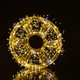 Светодиодная гирлянда-мишура Роса с эффектом флеш, 50 метров, 1000 LED, 220V, теплый белый (WLS-9218W50) - изображение 3