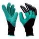 Садовые прочные водонепроницаемые перчатки Garden Genie Gloves с когтями Черно-бирюзовые (D-2019090359) - изображение 1