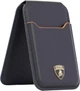 Magnetyczny portfel Lamborghini D1 Genuine Leather do telefonu Black/Orange with MagSafe (6955250214933) - obraz 3