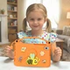 Противоударный детский чехол EVA Yellow Bee с подставкой и ручкой-держателем для Samsung Galaxy Tab A11 / Tab A9 экран 8.7" дюймов (SM-X135, SM-X130, SM-X115, SM-X110) Оранжевый - изображение 7