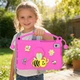 Противоударный детский чехол EVA Yellow Bee с подставкой и ручкой-держателем для Samsung Galaxy Tab A11 / Tab A9 экран 8.7" дюймов (SM-X135, SM-X130, SM-X115, SM-X110) Малиновый - изображение 8