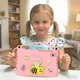 Противоударный детский чехол EVA Yellow Bee с подставкой и ручкой-держателем для Samsung Galaxy Tab A11 / Tab A9 экран 8.7" дюймов (SM-X135, SM-X130, SM-X115, SM-X110) Розовый - изображение 7