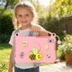 Противоударный детский чехол EVA Yellow Bee с подставкой и ручкой-держателем для Samsung Galaxy Tab A11 / Tab A9 экран 8.7" дюймов (SM-X135, SM-X130, SM-X115, SM-X110) Розовый - изображение 8