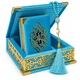 Подарунковий набір із Кораном і тасбіхом Velvet Gift Set Блакитний - изображение 1