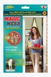 Москитная сетка-штора Magic Mesh на дверь с магнитами 210х100 см серого цвета - изображение 6