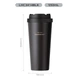 Термокружка LOCK&LOCK с кнопкой 550 мл Black - изображение 6