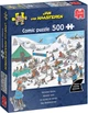 Puzzle Jumbo Jan van Haasteren Wyścigi 500 elementów (2051734) - obraz 1