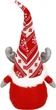 Новогодняя фигурка Springos CA1009 Гном с рожками оленя 50 см красный (5907719440088) - изображение 3