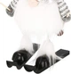 Новогодняя фигурка Springos CA0682 Гном на лыжах 33 см (5907719422893) - изображение 5