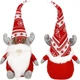 Новогодняя фигурка Springos CA1009 Гном с рожками оленя 50 см красный (5907719440088) - изображение 11