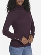 Гольф-водолазка женская Tommy Hilfiger 89370723 XS Бордовая (1163361240) - изображение 4