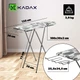 Deska do prasowania KADAX Larvik 100 × 30 cm czarna (5903699441954) - obraz 2
