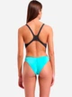 Купальник слитный женский Arena Team Swimsuit Swim Tech Solid 004763-580 Серый/Бирюзовый (3468337873228) - изображение 2