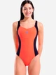 Купальник слитный женский Arena Swimsuit Control Pro Back Soli 011710-530 Коралловый/Черный (3468337896982) - изображение 1