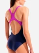 Купальник слитный женский Arena Kikko Swimsuit Swim Pro Back 010807-790 Синий/Розовый (3468337757269) - изображение 5