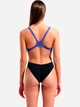 Купальник слитный женский Arena Team Swimsuit Swim Tech Solid 004763-851 Темно-синий/Черный (3468337873440) - изображение 2