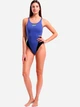 Купальник суцільний жіночий Arena Team Swimsuit Swim Tech Solid 004763-851 Темно-синій/Чорний (3468337873419) - зображення 3