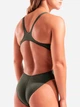 Купальник слитный женский Arena Team Swimsuit Swim Tech Solid 004763-609 Темно-зеленый (3468337774556) - изображение 5