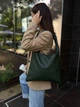 Сумка хобо большая женская из натуральной кожи ARTiS Bags зеленая (Арт. 1787 9325) - изображение 1