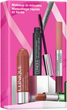 Zestaw kosmetyków do makijażu Clinique Makeup In Minutes Cienie do powiek w sztyfcie Rose + Truffles 1.9 g + Róż w sztyfcie Amp'd Up Apple 6 g + Pomadka do ust trwała Bare Pop 3.9 g + Tusz do rzęs czarny 7 ml (192333320952) - obraz 1