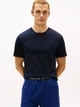Набор футболок нательных мужских хлопковых Tommy Hilfiger 352523569 M 3 шт Темно-синий/Красный/Голубой (1163326724) - изображение 4