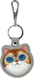 Чохол-брелок Nimmy для AirTag Glasses Cool Cat Grey (6971080310041) - зображення 1