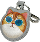 Чохол-брелок Nimmy для AirTag Glasses Cool Cat Grey (6971080310041) - зображення 5