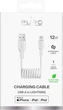 Спіральний кабель Puro 12W USB-A - Lightning 1 м White (8018417498886) - зображення 2