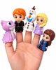 Пальчиковий театр Холодне сердце Frozen (7 гумових фігурок, висота 5 см, для розвитку мовлення) - зображення 2