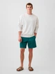 Шорты хлопковые короткие мужские GAP 594089903 36 Зеленые (1163384751) - изображение 3