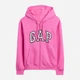 Толстовка на молнии с капюшоном на флисе женская GAP 966129126 XL Розовая (1163434875) - изображение 5