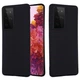 Силиконовый (TPU) чехол Deexe Silicone Case для Samsung Galaxy S21 Ultra - Black - изображение 1