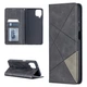 Чехол-книжка с кармашками UniCase Geometric Pattern для Samsung Galaxy A12 (A125) / A12 Nacho (A127) / M12 (M127) - Black - изображение 1