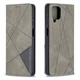 Чехол-книжка с кармашками UniCase Geometric Pattern для Samsung Galaxy A12 (A125) / A12 Nacho (A127) / M12 (M127) - Grey - изображение 2