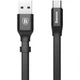 Кабель Baseus Nimble Portable Type-C (CATMBJ-A01) Black 0.23 m - зображення 1