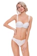 Комплект білизни: бюстгальтер push-up та трусики бразиліана Dimanche Lingerie 70D/S Білий (Bianco) (54456) - зображення 1