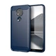 Чохол Lenuo Carbon Fiber для Nokia 3.4 Navy Blue - изображение 1