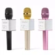 Мікрофон-колонка bluetooth Q9 портативна Karaoke AY27239 золотий - зображення 2