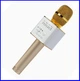 Мікрофон-колонка bluetooth Q9 портативна Karaoke AY27239 золотий - зображення 4