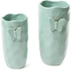 Ваза Flowers Garden Бабочка 26см, мятая керамика аквамарин (BD-902-130) - изображение 2