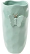 Ваза Flowers Garden Бабочка 26см, мятая керамика аквамарин (BD-902-130) - изображение 1