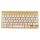 Беспроводная русская клавиатура mini и мышь keyboard 908 + приёмник Золотая - изображение 5