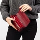 Кошелек женский кожаный Kafa RFID BE501 красный - изображение 2