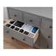 Комод IKEA HEMNES 160x96 см 8 ящиков серый 704.024.09 - изображение 3