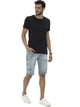 Футболка LC Waikiki L Чорна (LCW T-shirt -375-2) - зображення 3