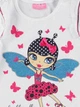 Футболка LC Waikiki 104 см Біла (T-shirt girl -070-0) - зображення 2
