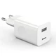 Сетевое зарядное устройство адаптер BASEUS For Qi Quick Charge 1USB, 2.4A,QC3.0 с функцией быстрой зарядки White (SZU30) - изображение 1